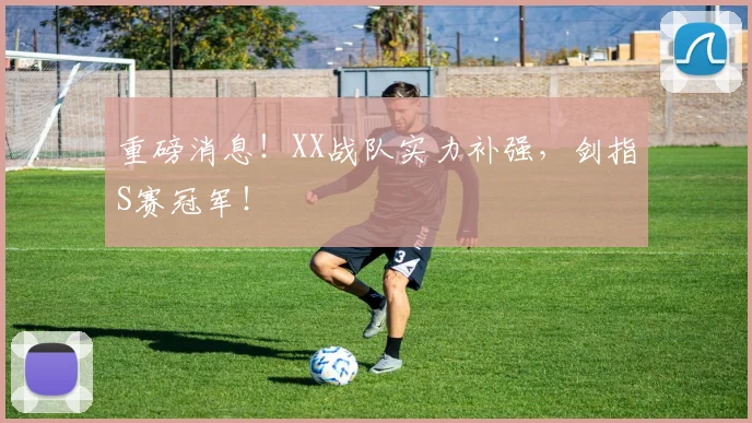 重磅消息！XX战队实力补强，剑指S赛冠军！